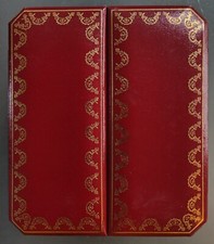 SCATOLA PER OROLOGIO O BRACCIALE CARTIER ORO ANNI 70 APERTURA CENTRALE RARA