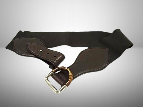 Gucci bamboo buckle belt - bamboo,