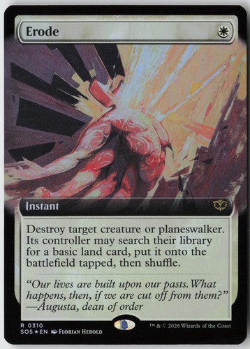 Erode foil secrets - -,