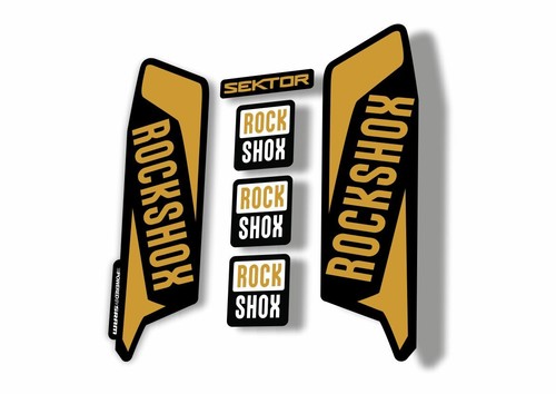 Adesivo rock shox - rock, sektor