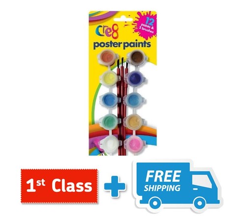 Set colori poster dipinti - 12, e