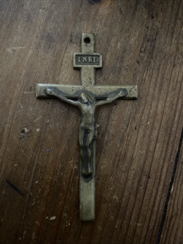 Antico crocifisso missionario - antico,