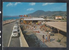 Cartolina Riviera dei Fiori Camping dei Fiori Albenga AUTO ANIMATA GB715