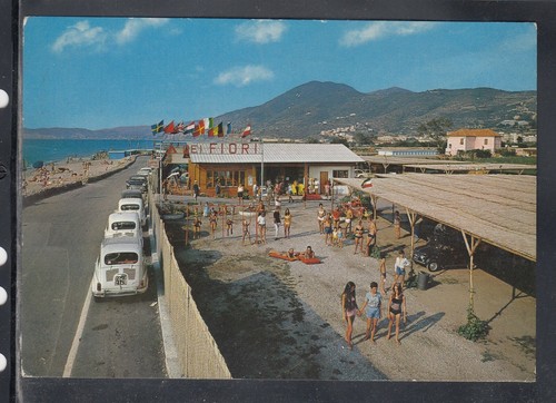 Cartolina riviera dei fiori - riviera,