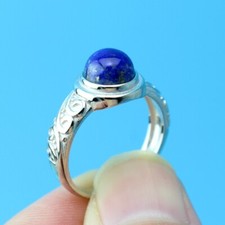 Anello The Vampire Diaries Elena's Daylight Argento Sterling 925 Lapislazzuli