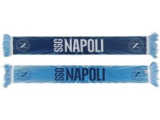 SCIARPA UFFICIALE NAPOLI SSC NAPOL ORIGINALE modello POLIESTERE LOGO N leggera