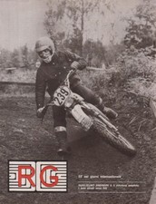 advertising Pubblicità-STIVALI MOTO RG G .ANDREINI  1978  MOTO REGOLARITA  EPOCA