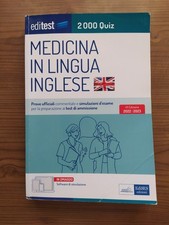 EdiTEST Medicina in lingua inglese Teoria & test 2000 QUIZ 9788893625593