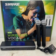 Nuovo sistema vocale wireless Shure BLX288/SM58 con 2 microfoni palmari SM58