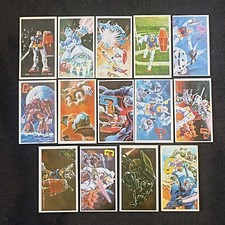 Mobile Suit Gundam Menko Cards Set Of 14 _ 80s Retro Showa Era Vintage