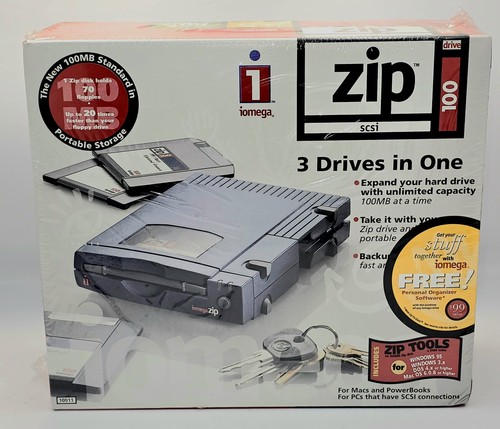 Nuovo sigillato iomega zip 100 - zip,