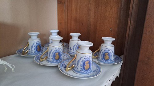 Servizio caffe antico dieci - servizio,