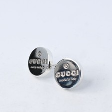 Orecchini tondi Gucci argento