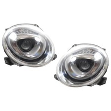 2 FARI FANALI PROIETTORI ANTERIORI SUPERIORI DX SX FIAT 500 RESTYLING DAL 2015 