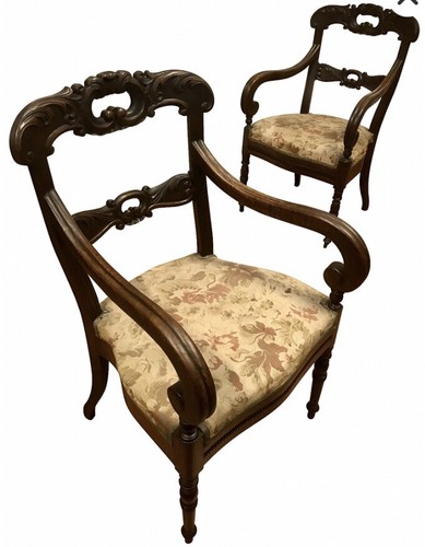 Coppia poltrone capotavola - coppia,