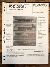 Kenwood RXD-26 RXD-26L Stereo