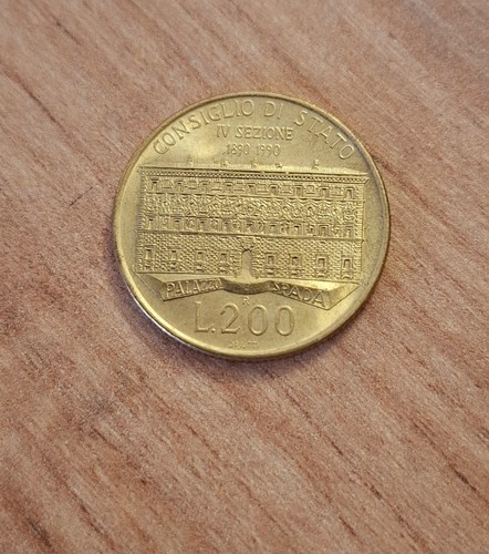 Moneta 200 lire consiglio - da,