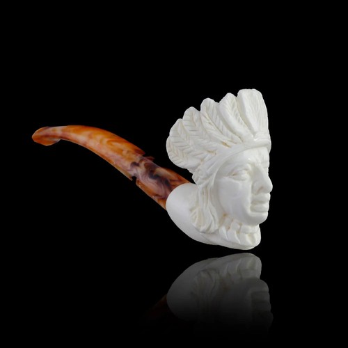 Pipa meerschaum testa indiana - meerschaum,