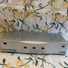 Nyrius SW 200 S-Video interruttore selettore ottico composito e digitale 3 sorgenti