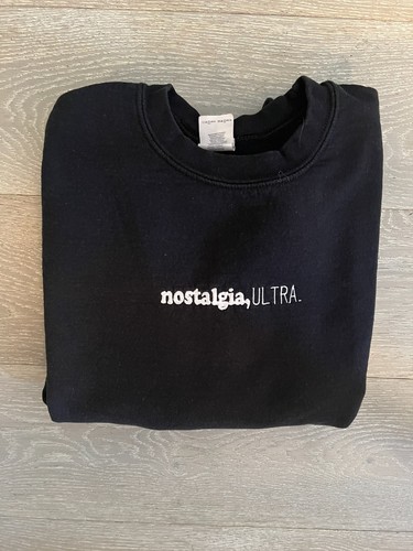 Felpa girocollo nera ufficiale