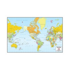 GIANT WORLD MAP GEOLOGICAL POSTER ART PRINT 36"x24"