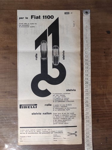 Pubblicità vintage 1957 - , fiat