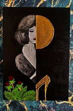 Ritratto moderno glamour a