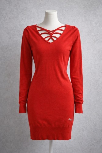 Abito rosso liu - rosso, con