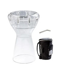 Wambooka Diamond Darbuka Drum 8.5 Inch Head Brass tuning keys Padded Bag