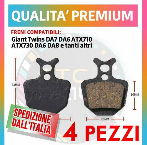 2coppie pastiglie resina freni - pastiglie,