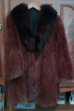 pelliccia  codine di Visone collo in volpe groenlandia  taglia 46/48 DISPONIBILE