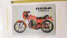 Ossa 250 Formula 3 1982 depliant originale moto brochure 