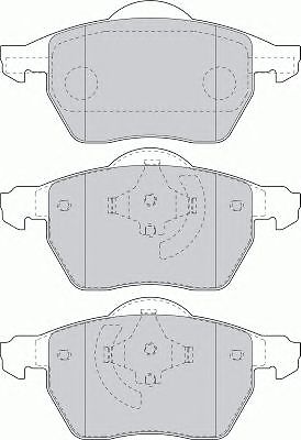 Kit pastiglie freni - pastiglie, anteriori