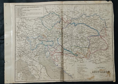 Cartina geografica del 1860/65