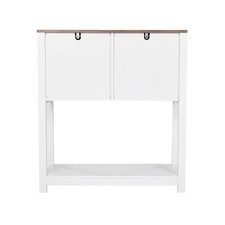 Mobile Bar da Caffè 80 x 35 x 88 cm Mobiletto da Bar Rustico con 3 Ripiani