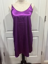 Wmn's Lingerie Satin Nightgown