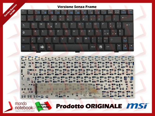 Tastiera netbook msi - msi, u100