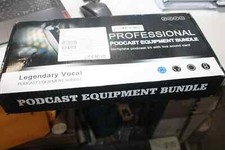 Pacchetto Attrezzatura Podcast Professionale - Scheda Audio - Registrazione e Trasmissione