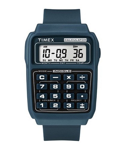 Timex ralph blue calculator - blue,