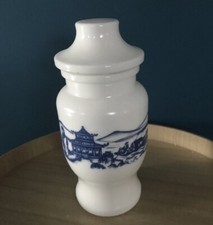 vaso Apotecario In opaline vintage decoro giappone Antico