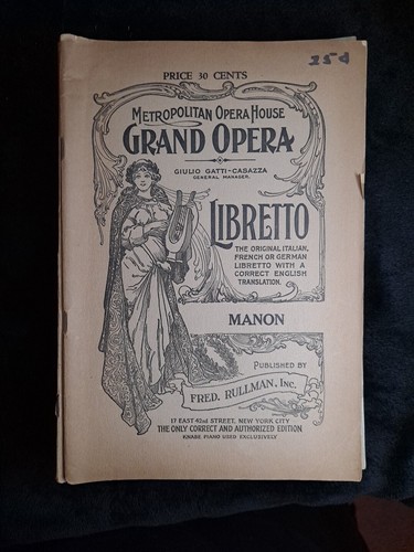 Antique metropolitan opera - antique,
