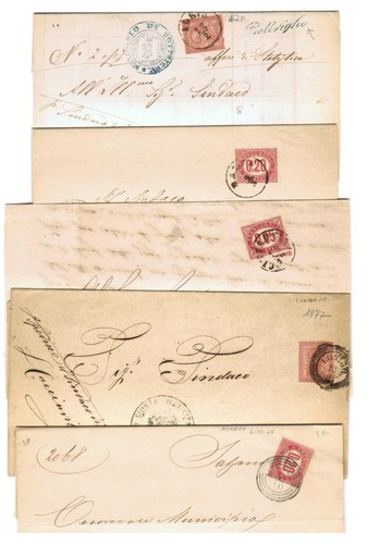 Lombardo veneto lotto di 5 - veneto,
