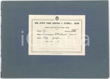 1938 MILANO Istituto Tecnico FELTRINELLI - Giuseppe CRESPI *Album ELETTROTECNICA