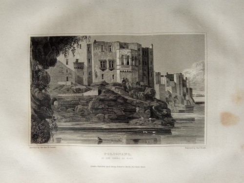 Incisione antica polignano - incisione,