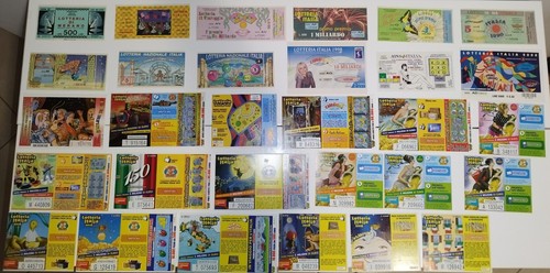 Biglietti lotteria lotto - biglietti,