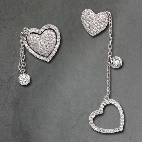 Silberdream orecchini cuore - silberdream,