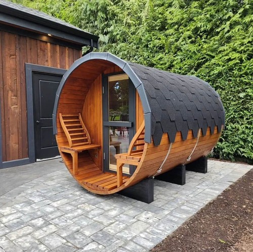 Sauna vapore cubo esterno - sauna, a