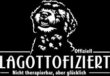 Adesivo auto LAGOTTO ROMAGNOLO - adesivo scritta Lagotto infetto