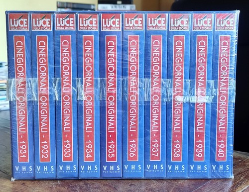 Box vhs cinegiornali - vhs,