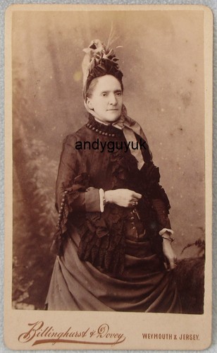 Cdv lady fashion dress - cdv,